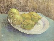 Vincent Van Gogh Still life with Lemons on a Plate (nn04) France oil painting reproduction
